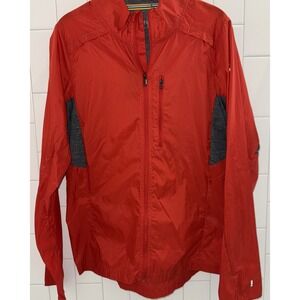 Smartwool PhD Ultra Light sport jacket Men S red Hike Run Gorpcore Outdoors EUC